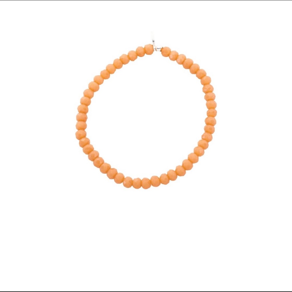 Pumpkin Cream crystal bracelet